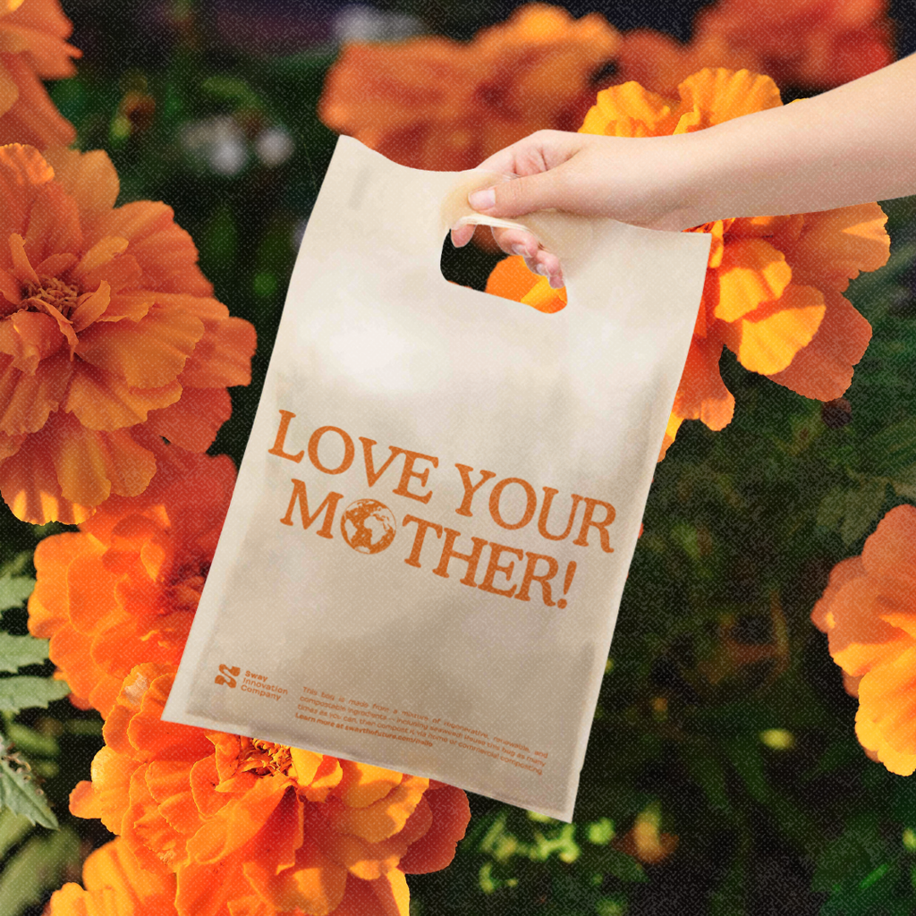 Compostable Handle Bag (Love Your Mother)