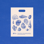 Compostable Handle Bag (Seashells)